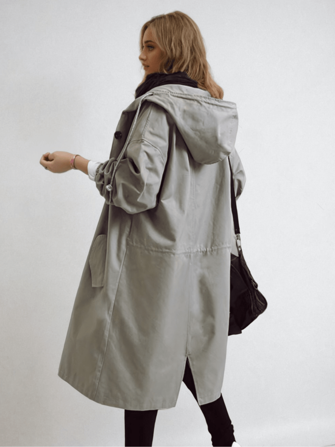 Sophie | Relaxed Fit Button Front Raincoat