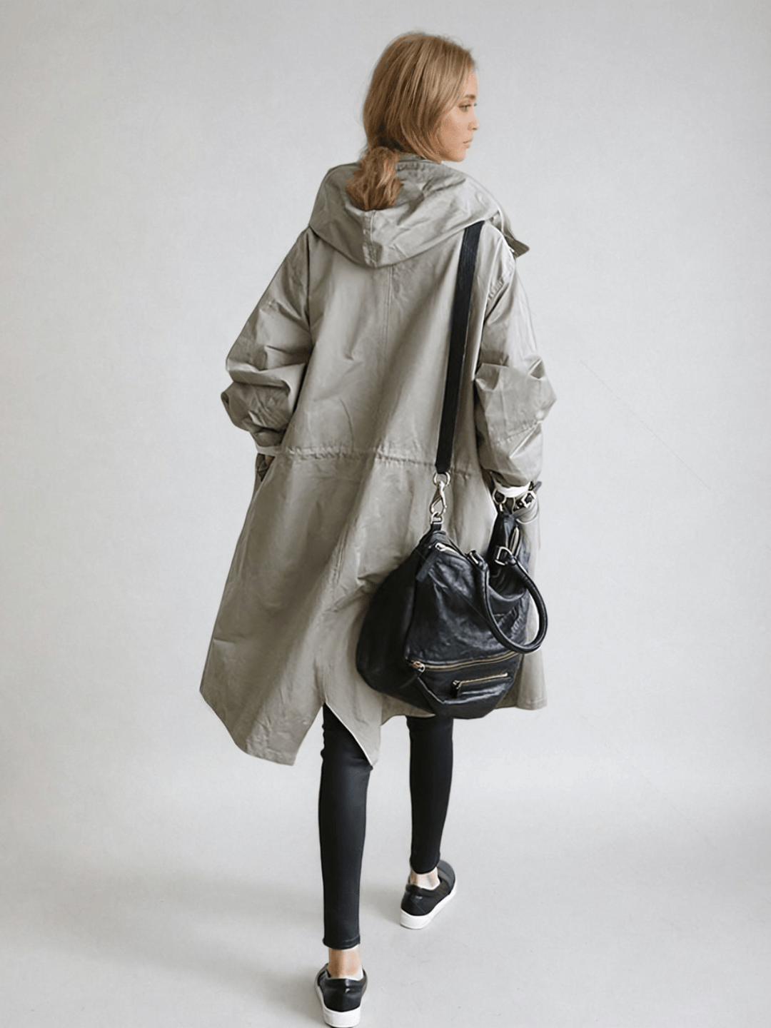 Sophie | Relaxed Fit Button Front Raincoat