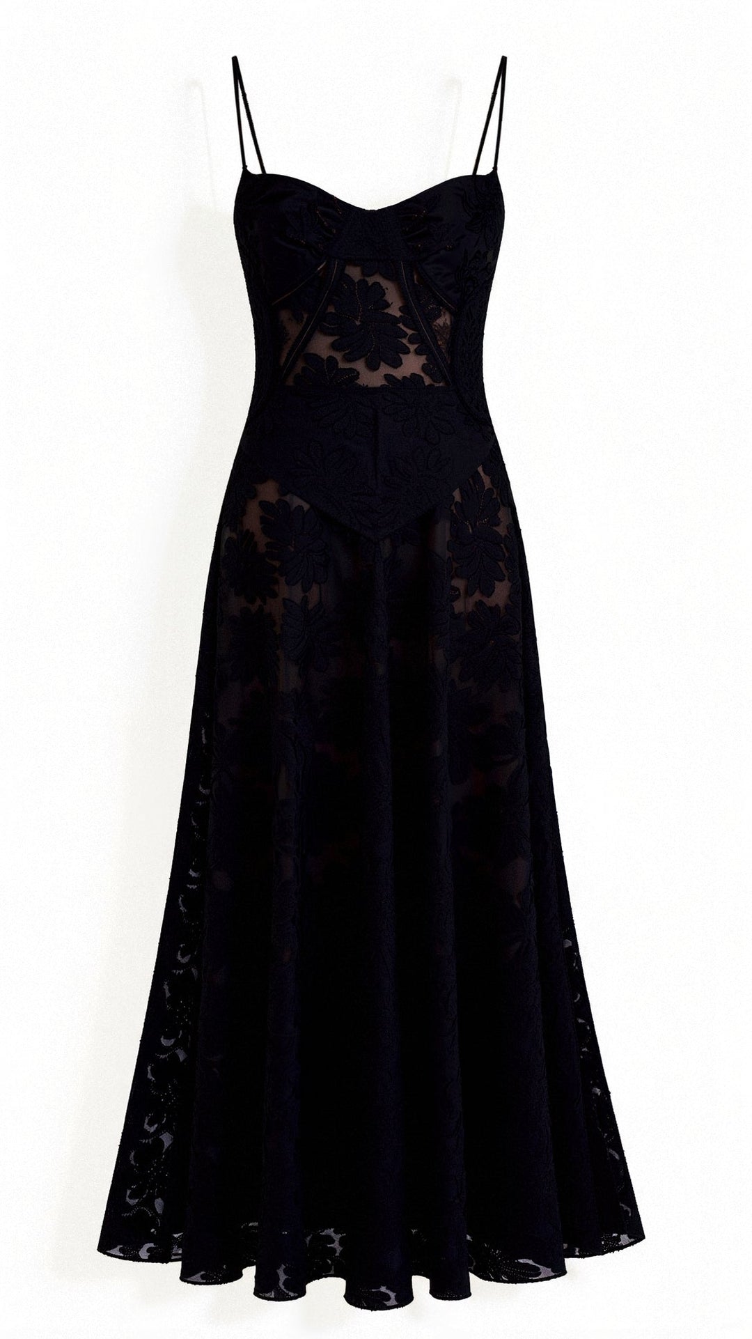 Eliana | Prom Floral Lace Maxi Dress