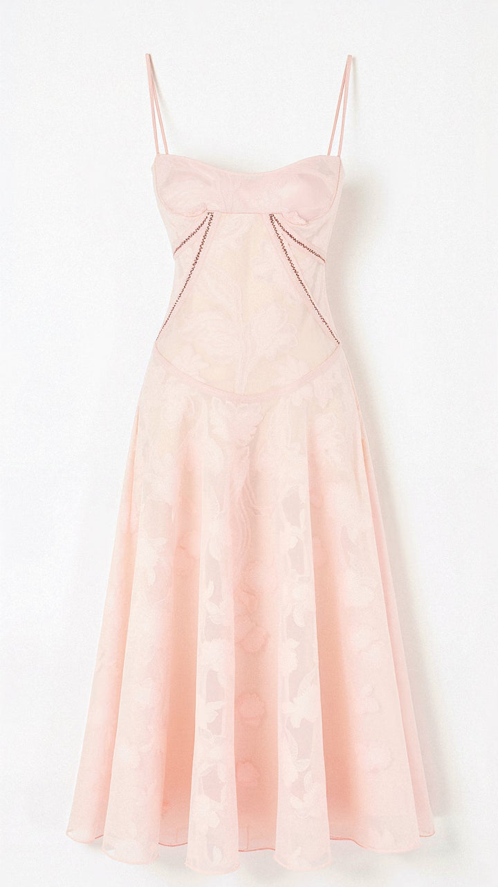 Eliana | Prom Floral Lace Maxi Dress
