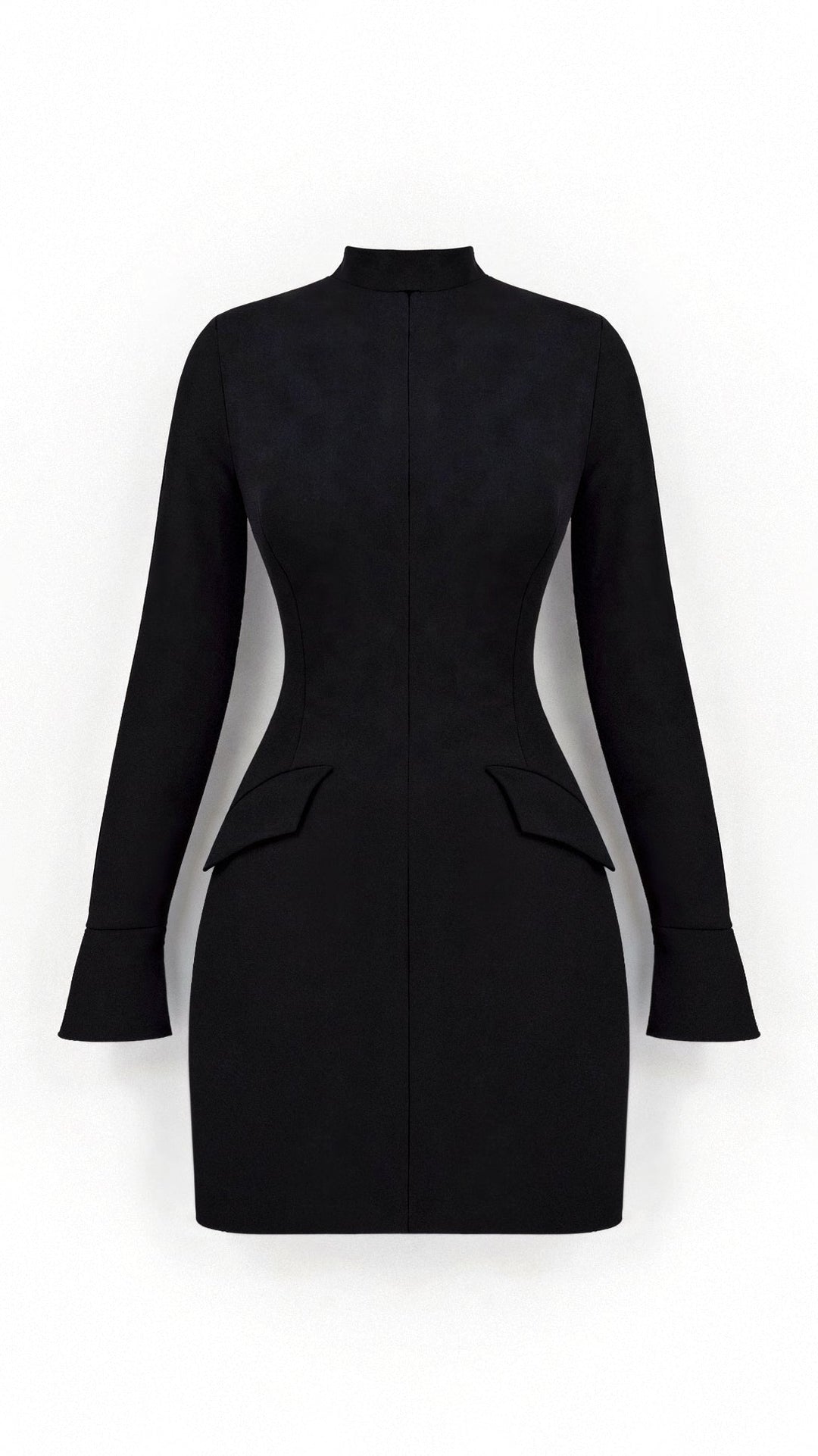 Vivienne | Elegant High Neck Mini Dress