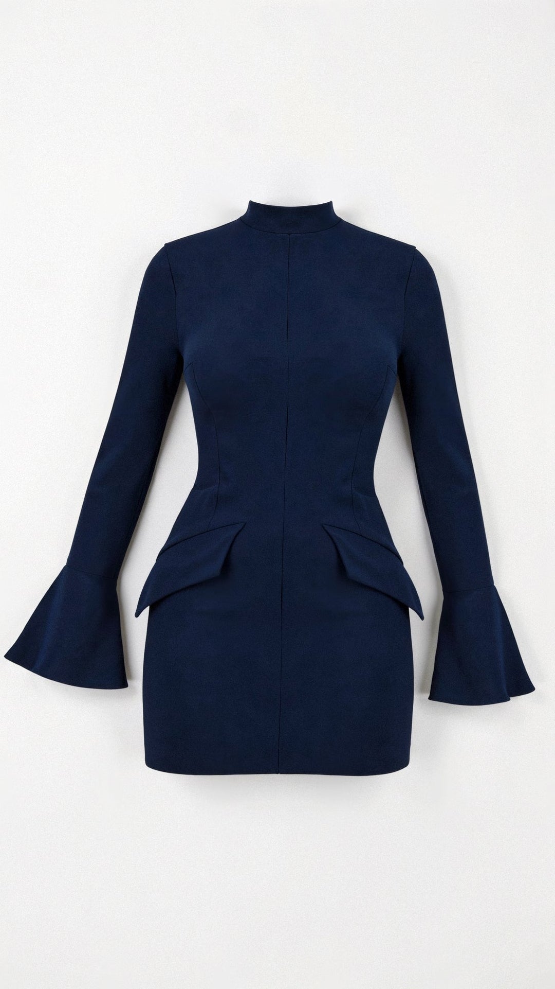 Vivienne | Elegant High Neck Mini Dress