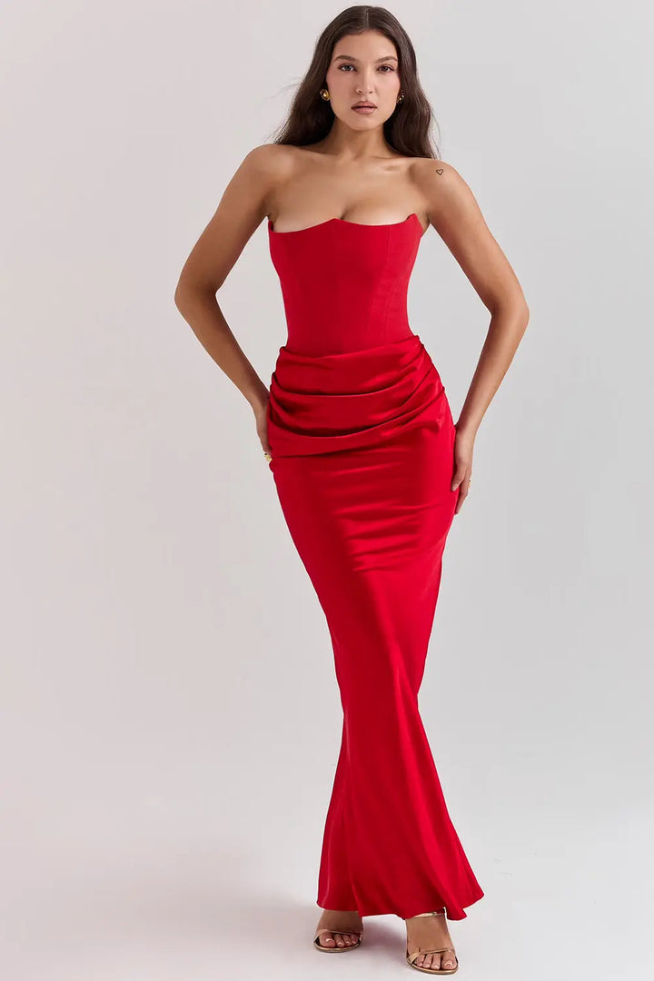 Isabella | Prom Corset Evening Maxi Dress
