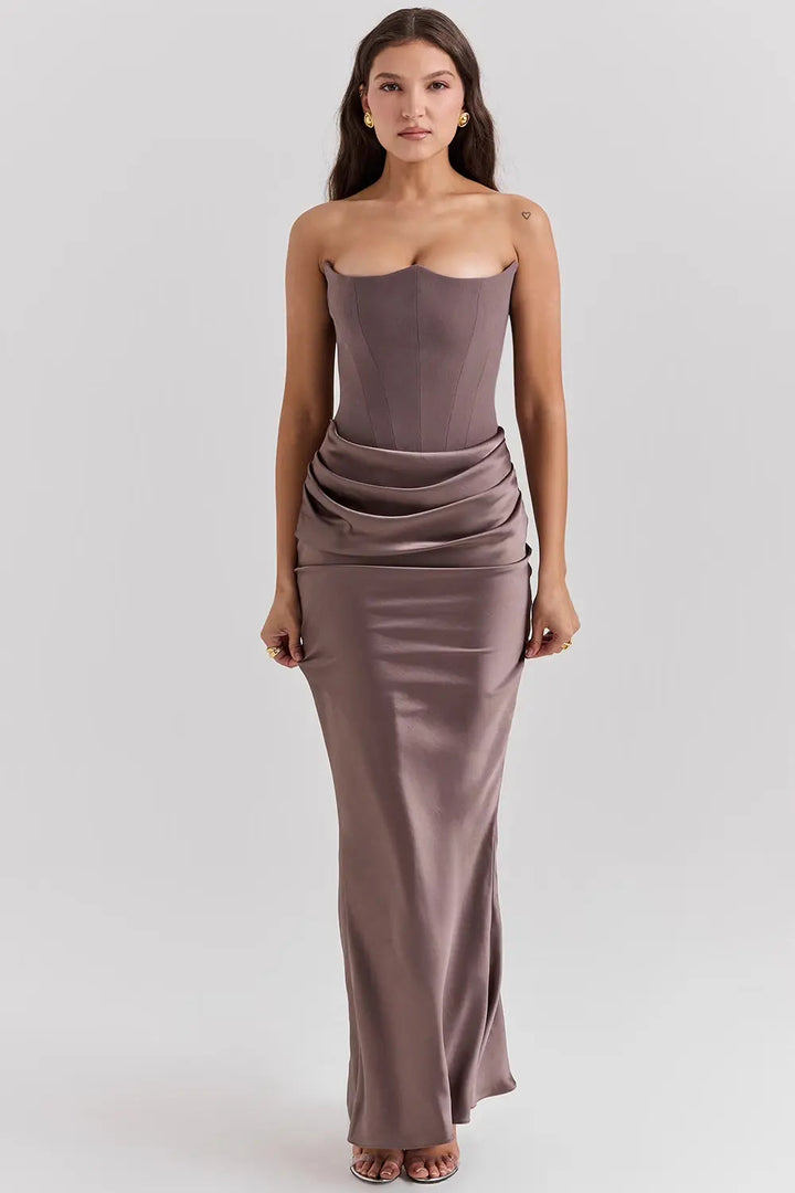 Isabella | Prom Corset Evening Maxi Dress