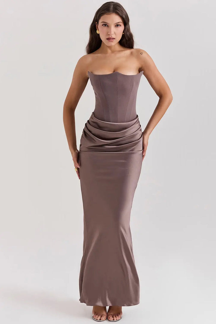 Isabella | Prom Corset Evening Maxi Dress