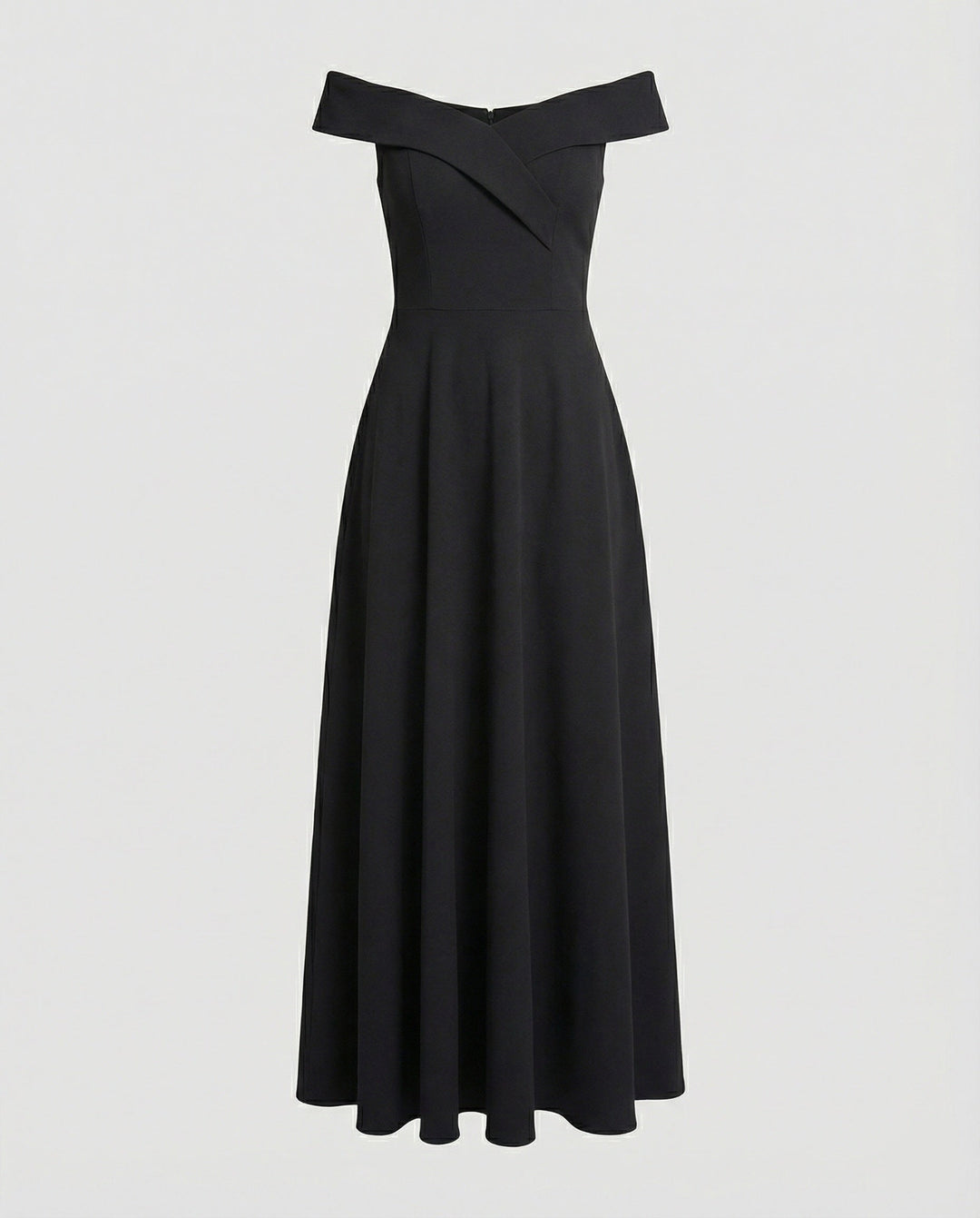 Elara | Elegant Off Shoulder Evening Maxi Dress