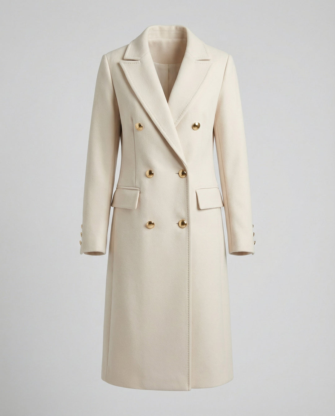 Isabella | Double Breasted Tailored Longline Coat