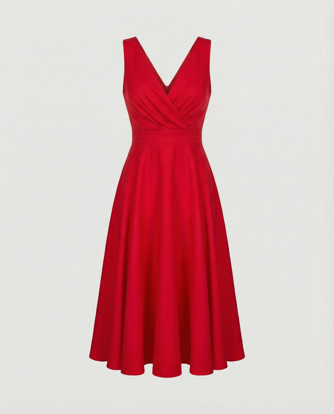 Alina | Wedding Guest Sleeveless Wrap Midi Dress