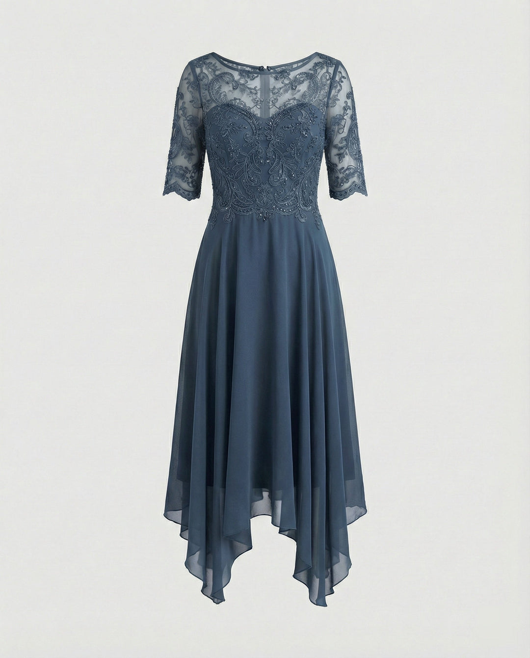 Juliette | Flowing Chiffon Occasion Midi Dress