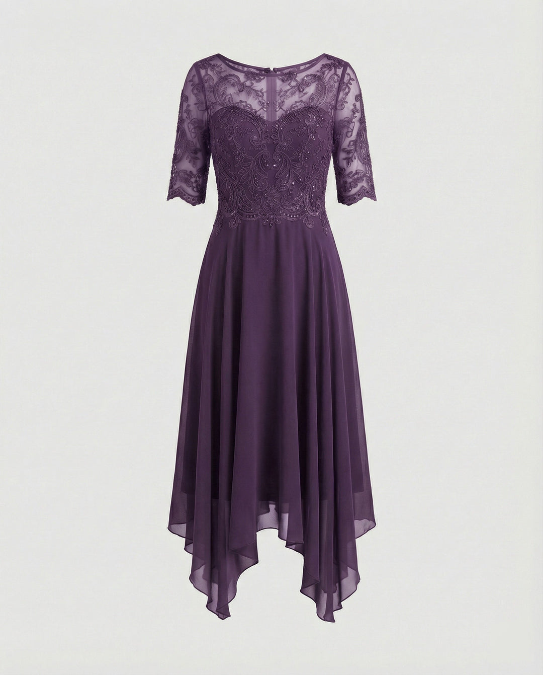 Juliette | Flowing Chiffon Occasion Midi Dress