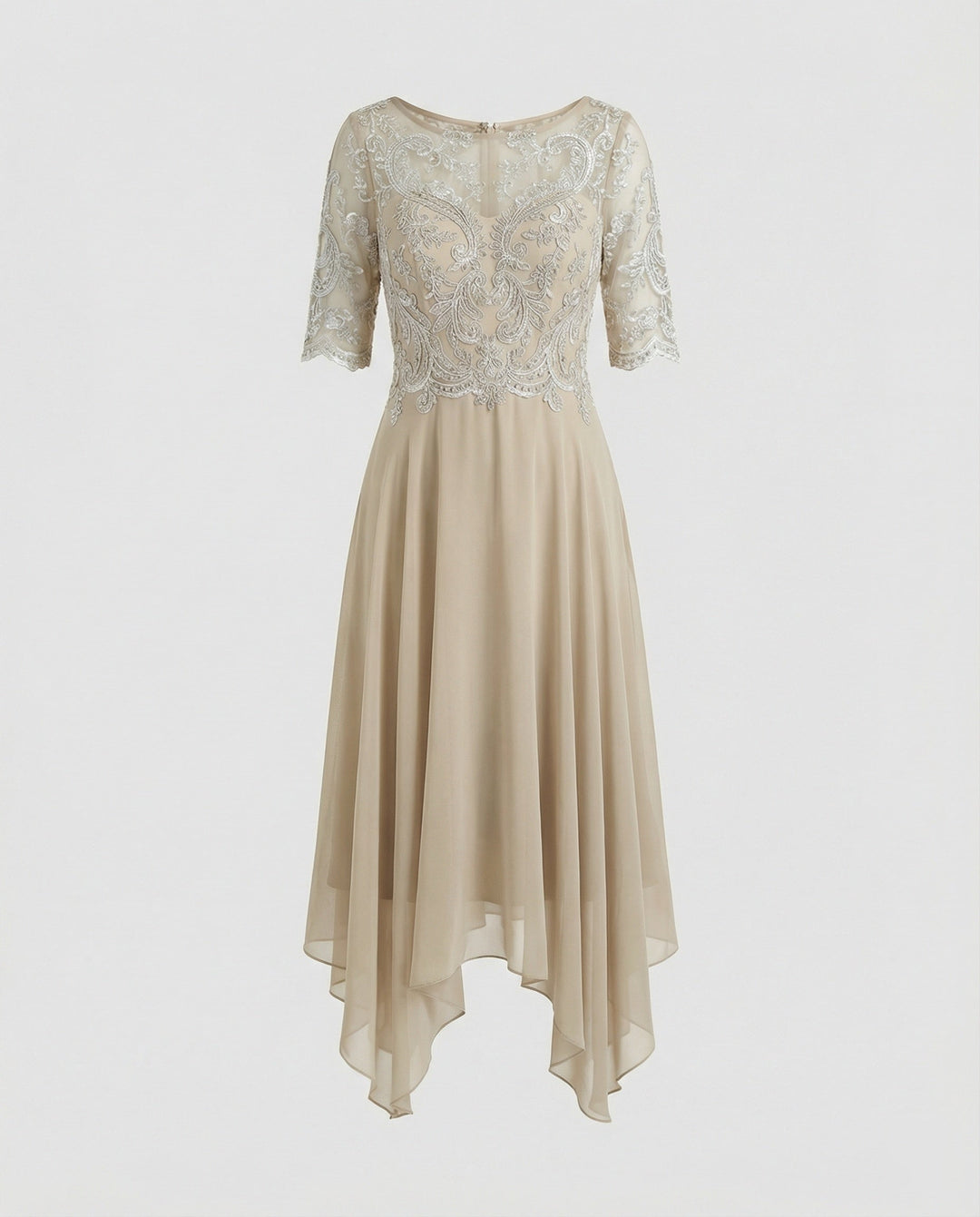 Juliette | Flowing Chiffon Occasion Midi Dress