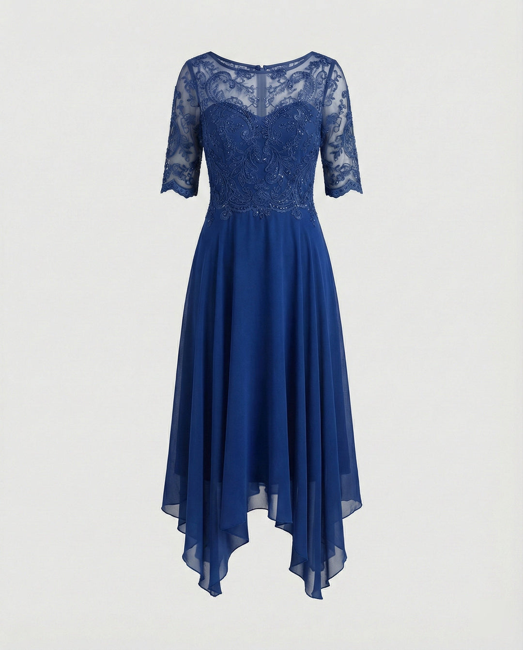 Juliette | Flowing Chiffon Occasion Midi Dress