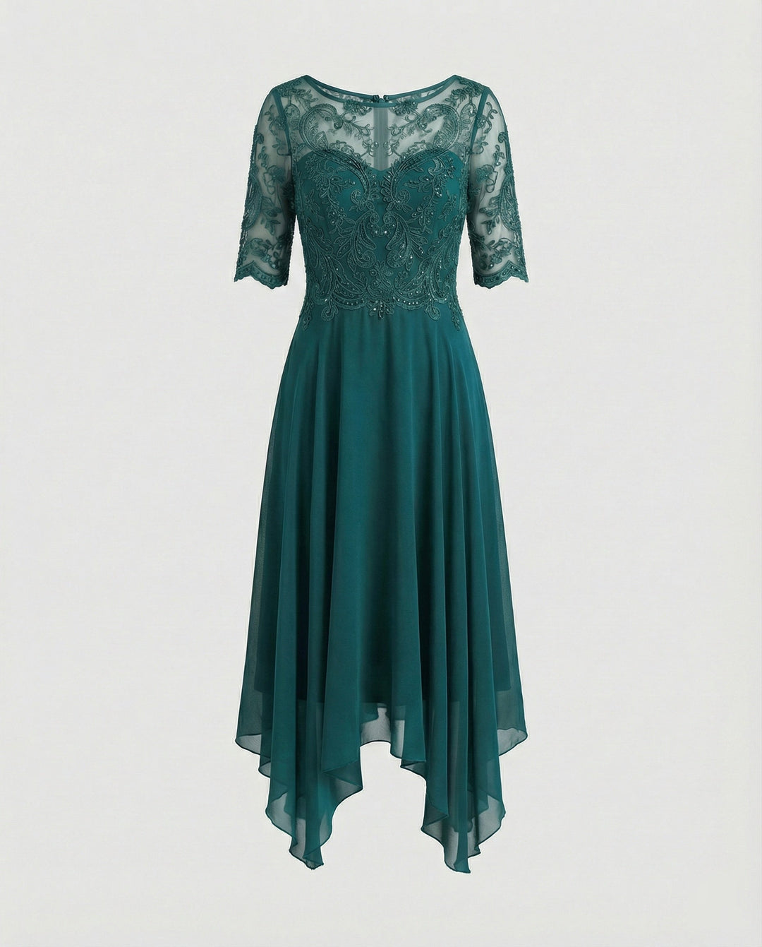 Juliette | Flowing Chiffon Occasion Midi Dress