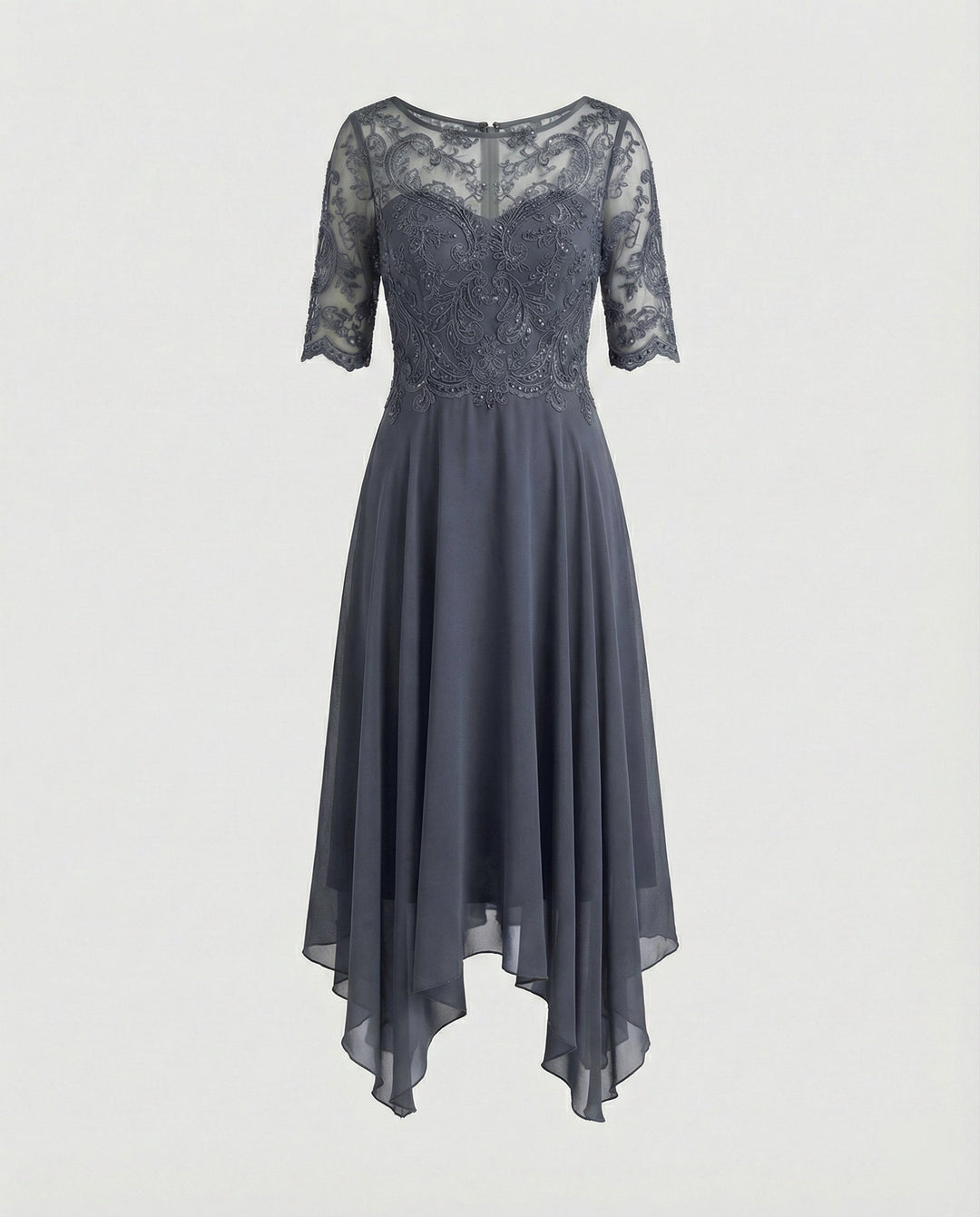 Juliette | Flowing Chiffon Occasion Midi Dress