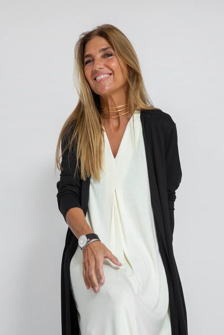 Odessa | Wedding Guest Sleeveless V Neck Maxi Dress