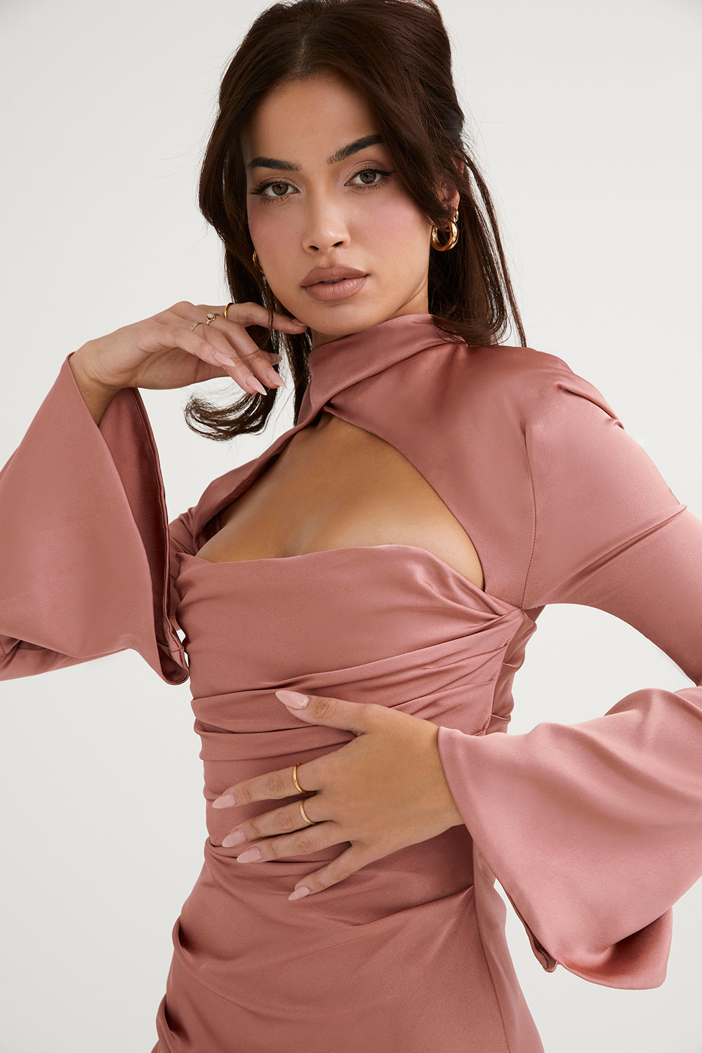 Alina | Prom Cut-Out Mini Dress