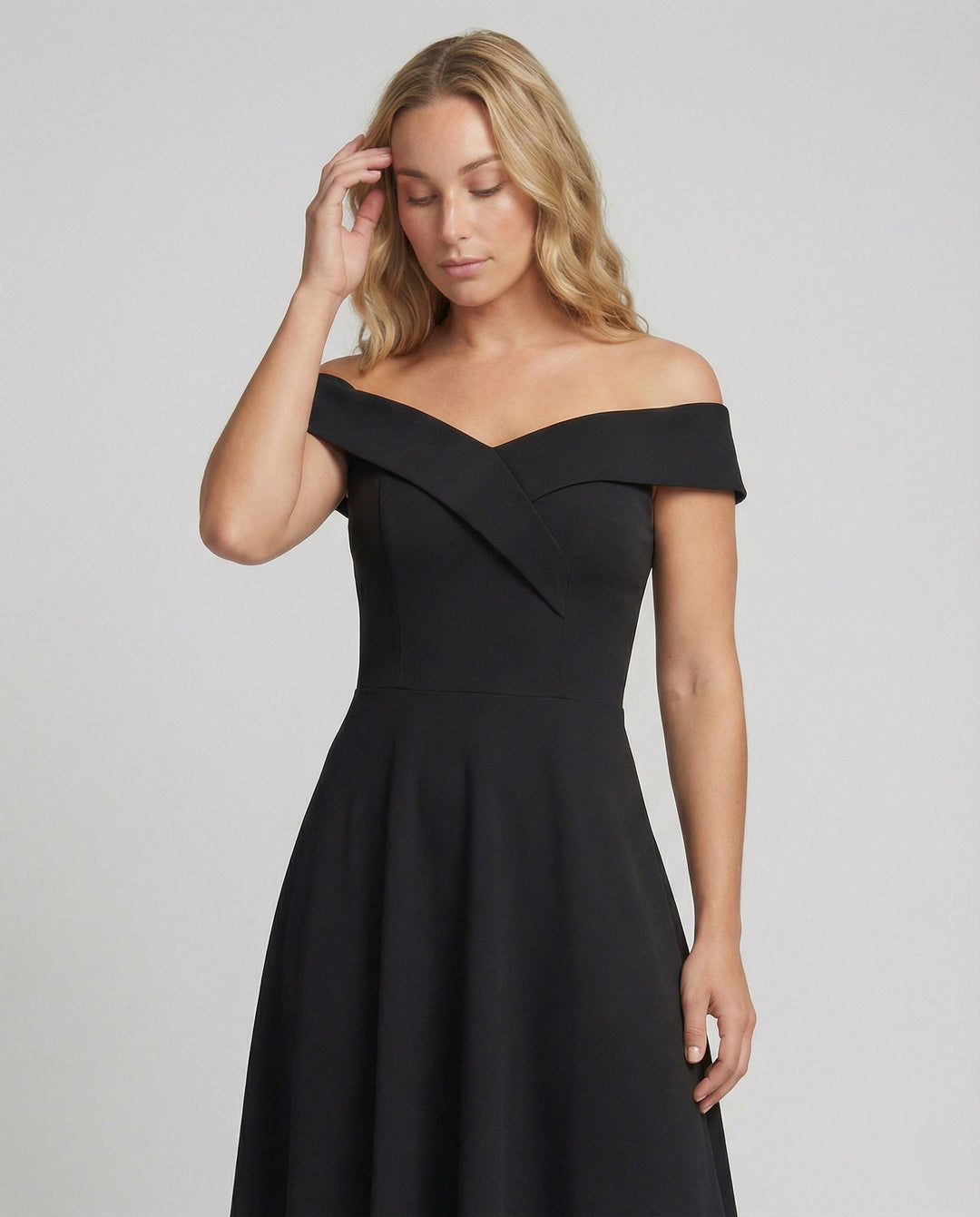 Marie | Wedding Guest Off Shoulder Maxi Dress